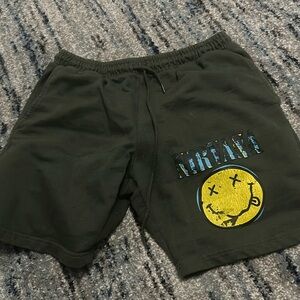 Green Nirvana shorts